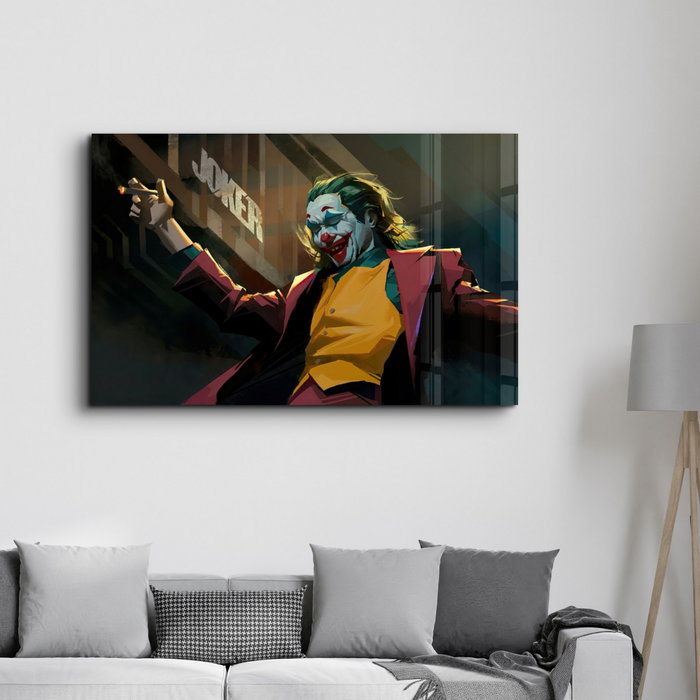 Wallity Pintura Decorativa de Vidrio Templado Multicolor 46 x 72 cm